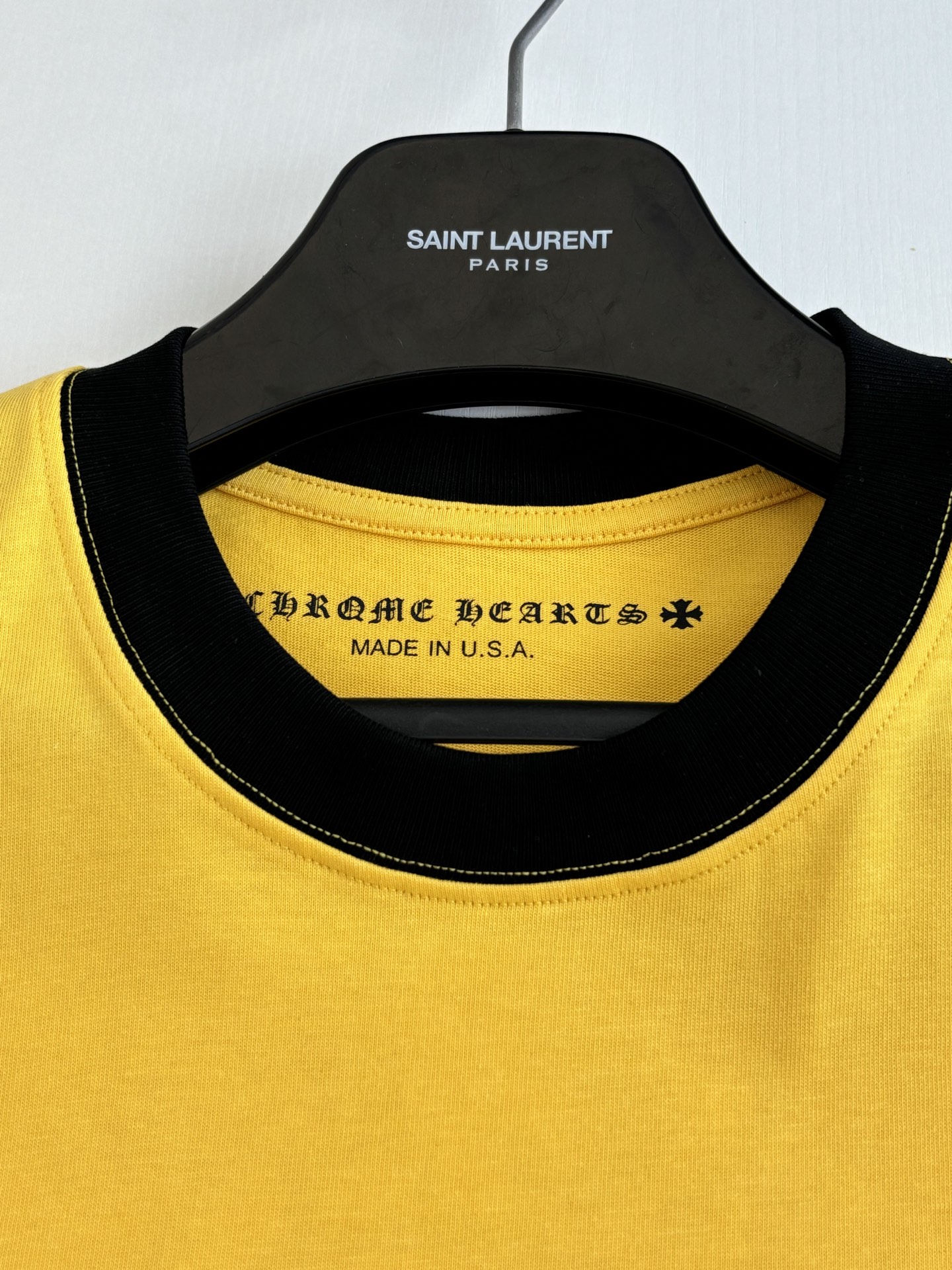 Chrome Hearts Chrome Heart*/克罗心 撞色马蹄印花短袖T恤