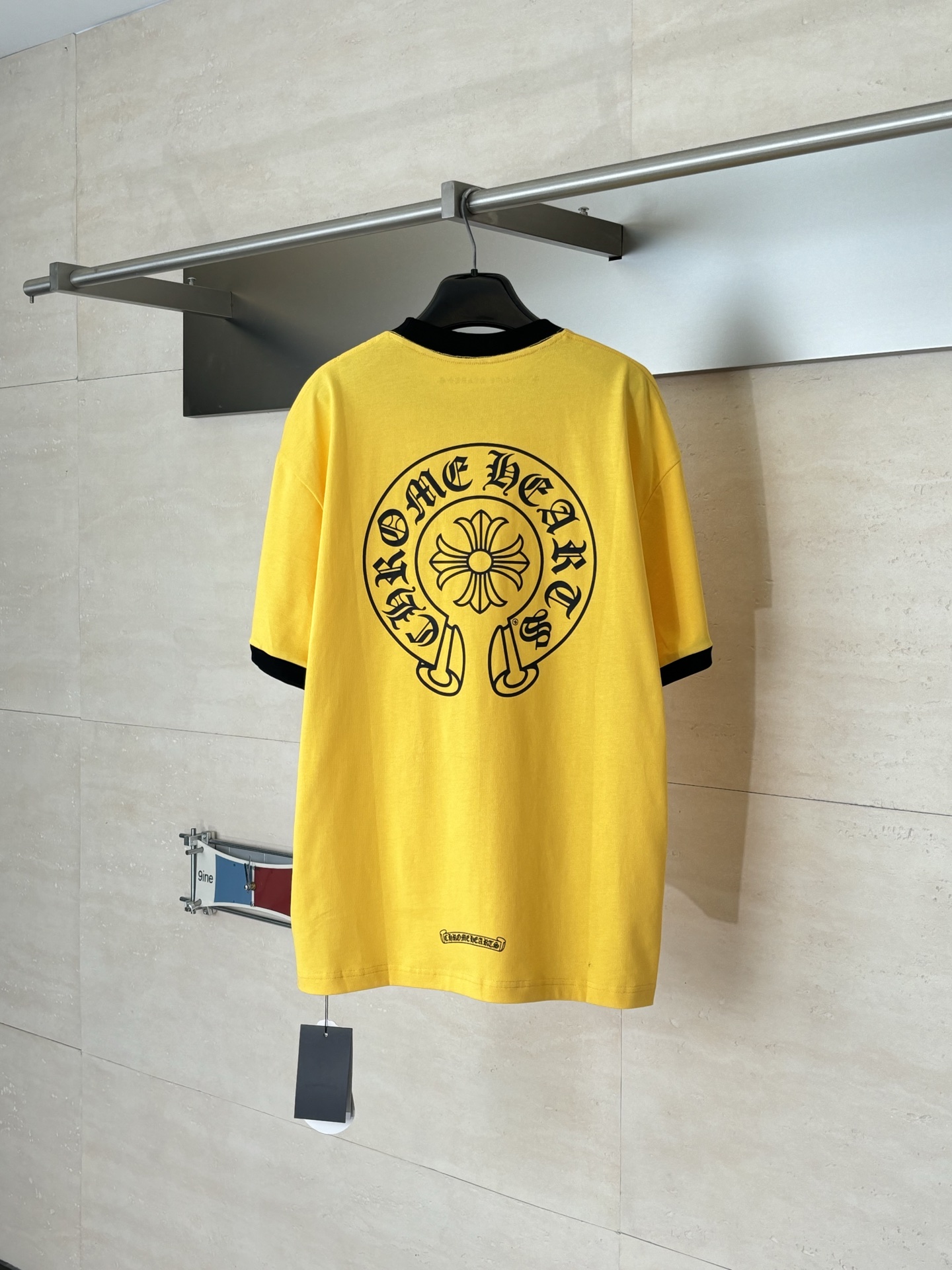 Chrome Hearts Chrome Heart*/克罗心 撞色马蹄印花短袖T恤