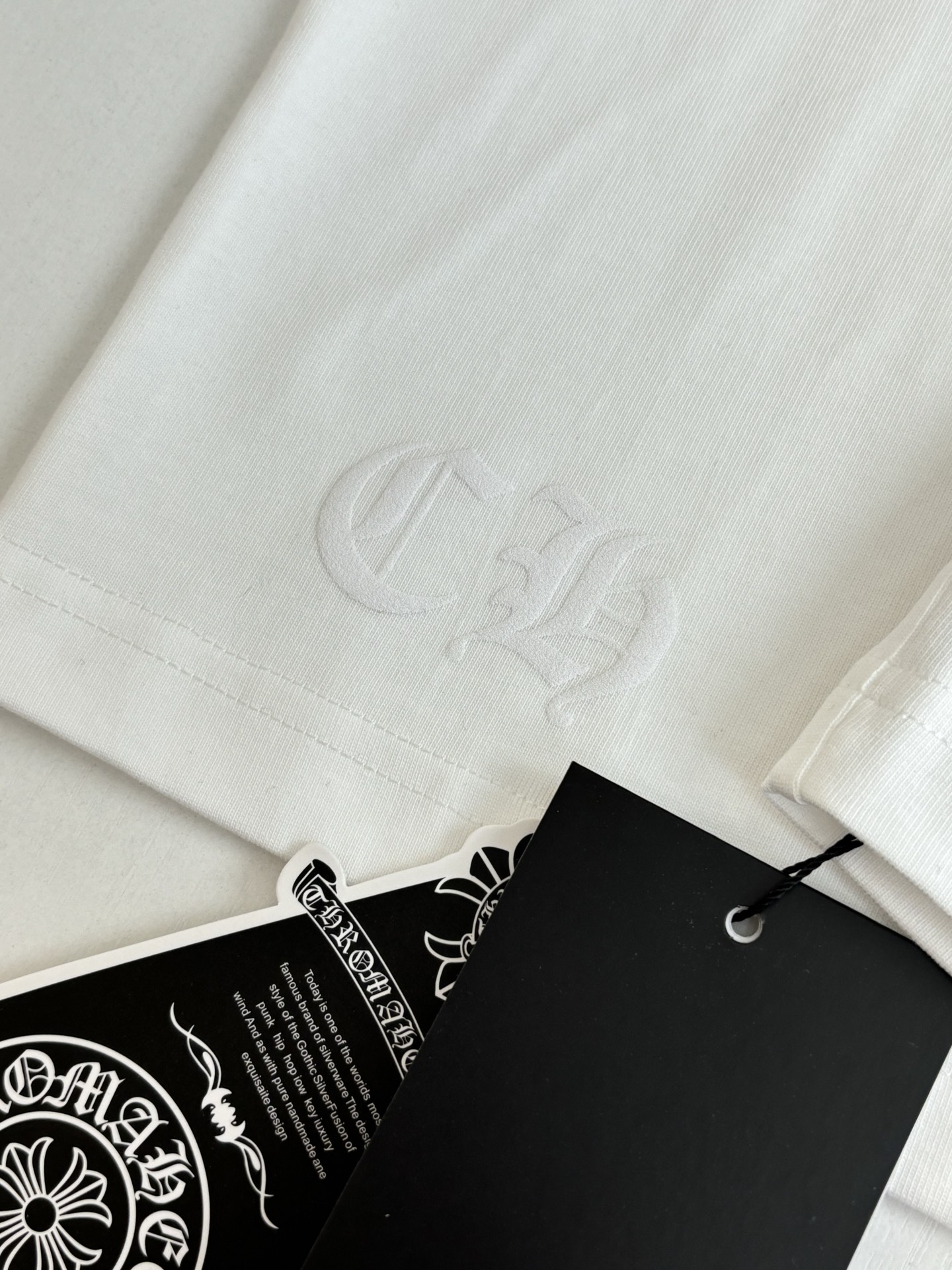 Chrome Hearts Chrome Heart*/克罗心 珍珠马蹄印花短袖T恤