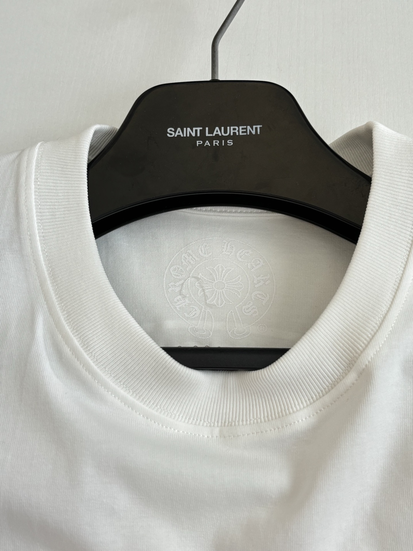 Chrome Hearts Chrome Heart*/克罗心 珍珠马蹄印花短袖T恤
