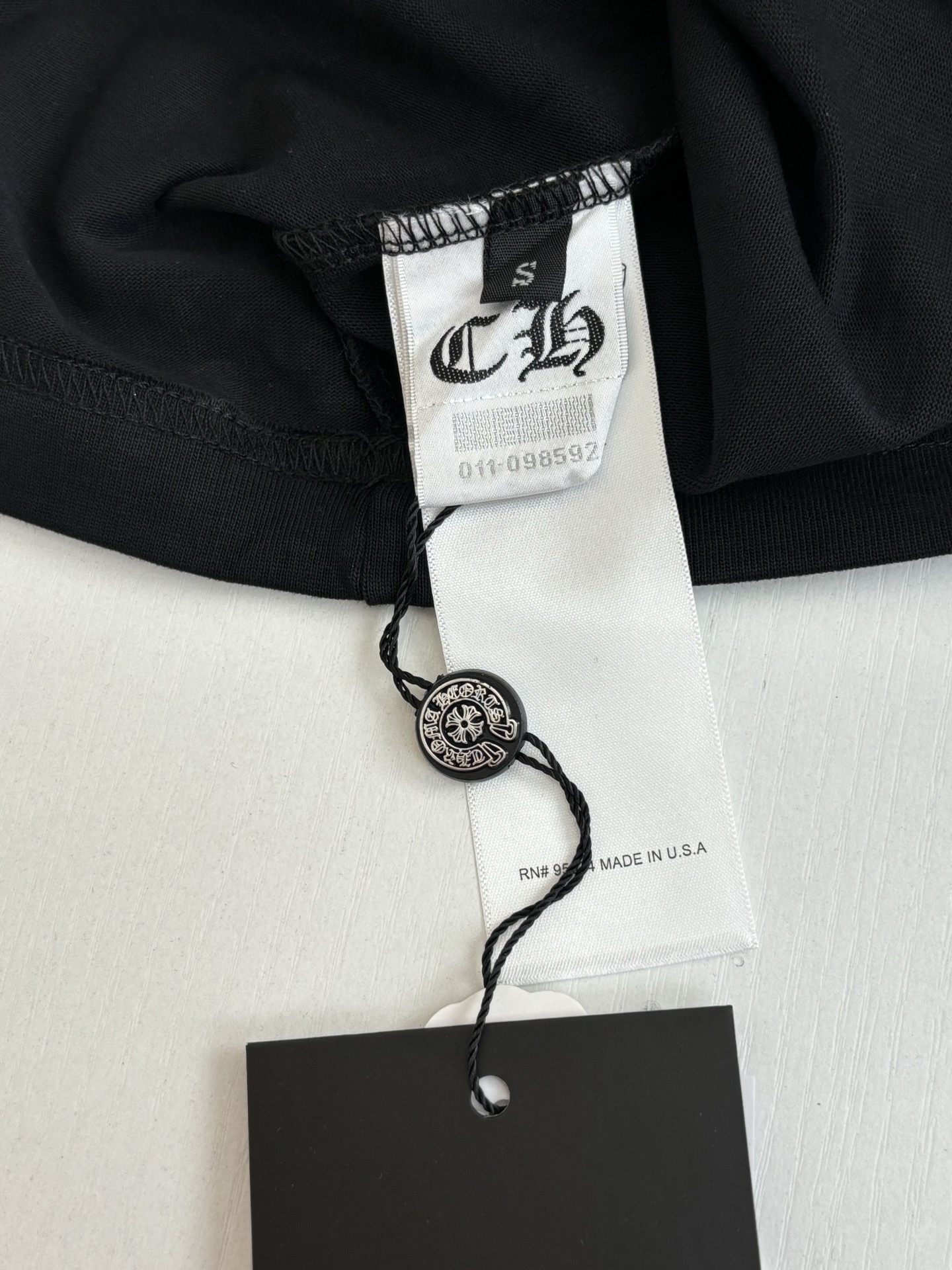 Chrome Hearts Chrome Heart*/克罗心 珍珠马蹄印花短袖T恤