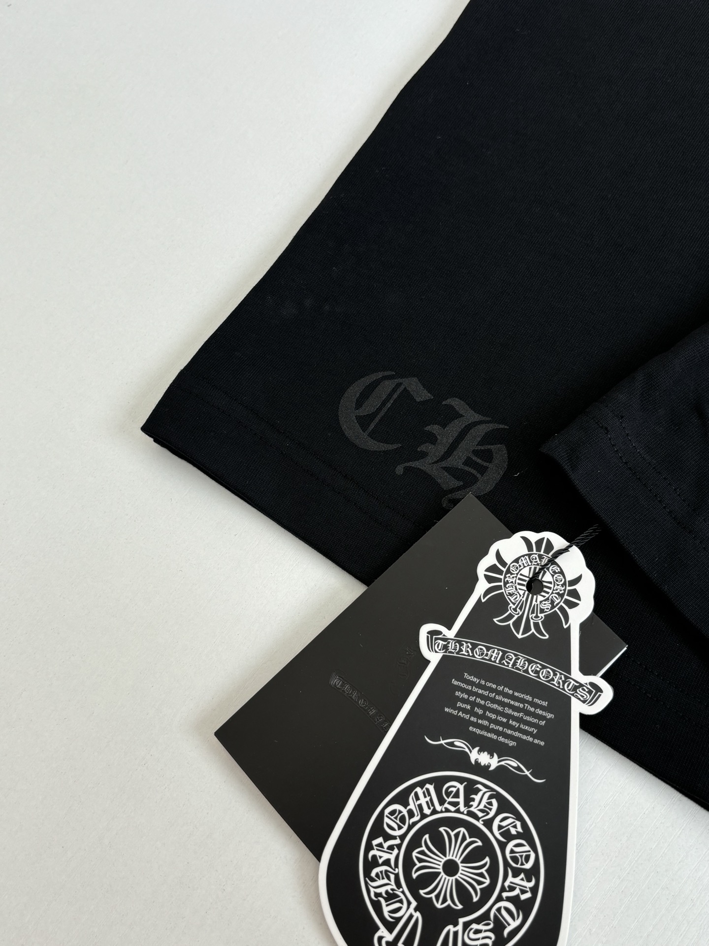 Chrome Hearts Chrome Heart*/克罗心 珍珠马蹄印花短袖T恤
