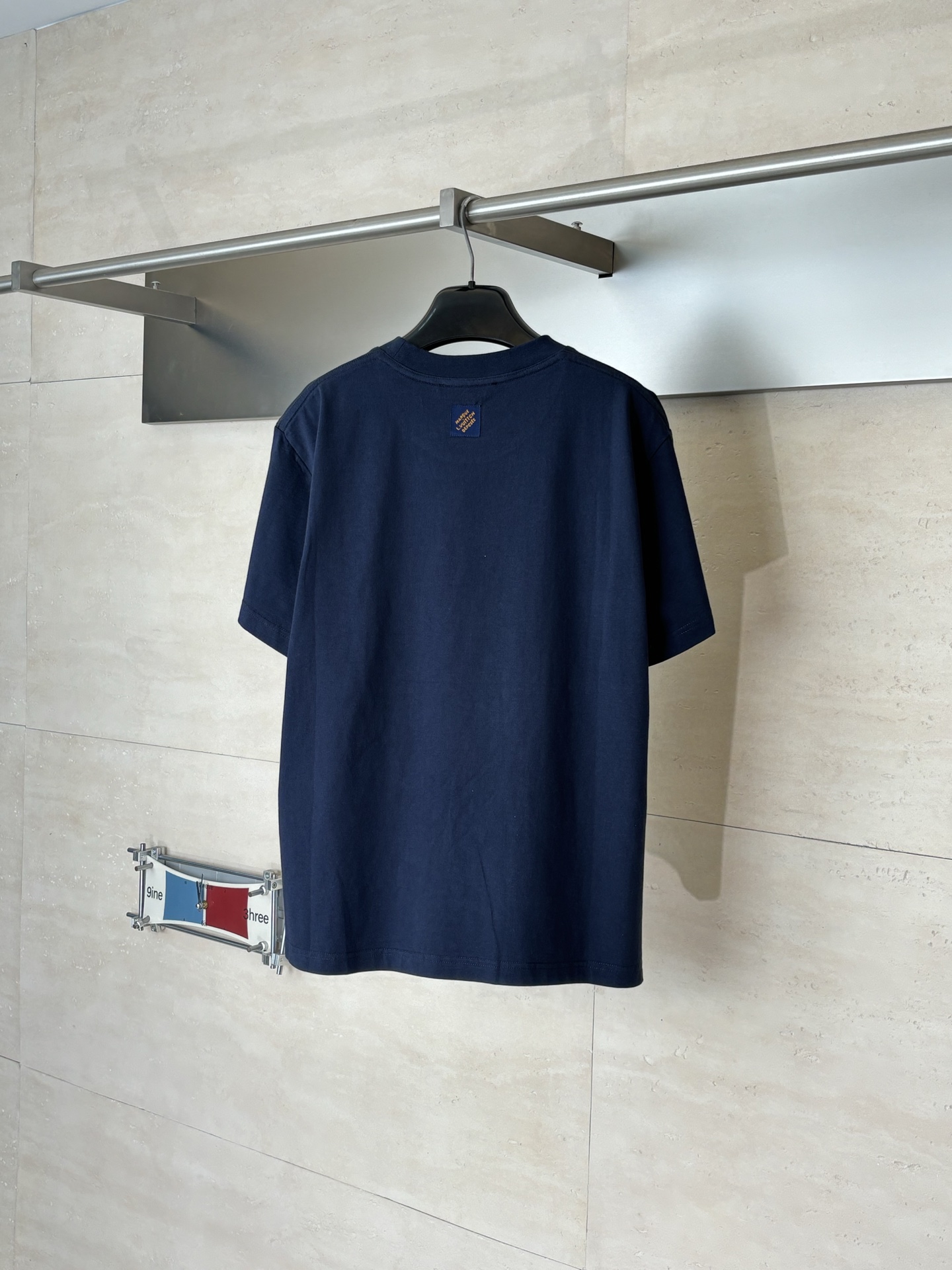 Louis Vuitton 1V/路易 SS26 牛仔贴布磨毛刺绣短袖T恤