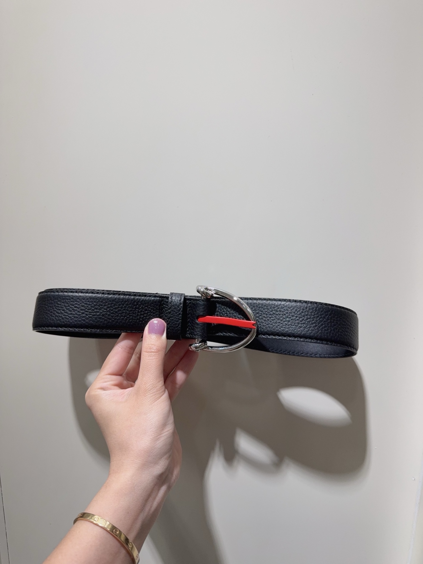 Bottega Veneta Women's Leather Belt with Snake Buckle, 3.0cm Width 1 i1744958205956 3715 0 0