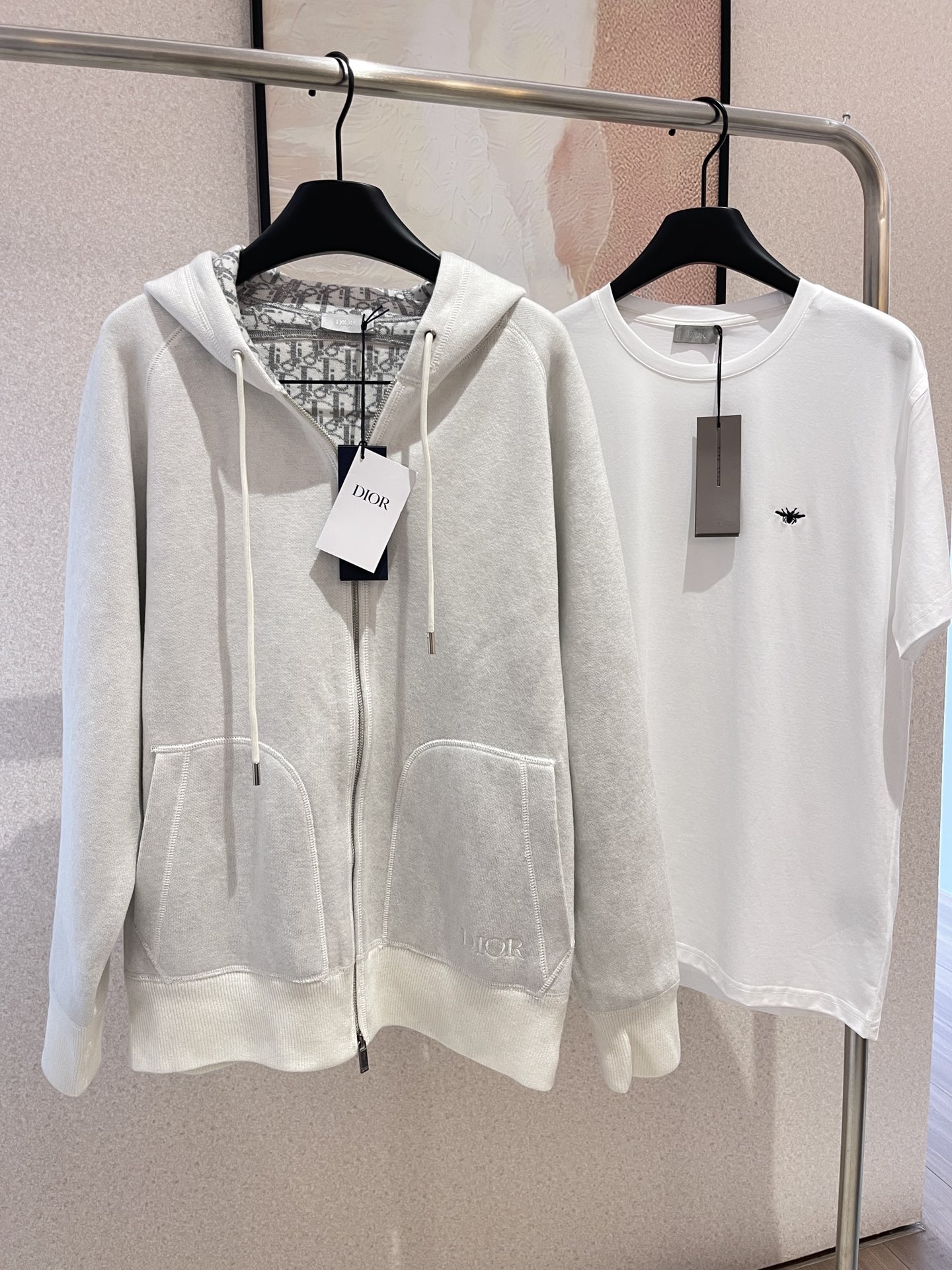 Online From China Designer
 Dior Clothing Cardigans Sweatshirts Best Quality Replica
 Printing Cashmere Cotton
