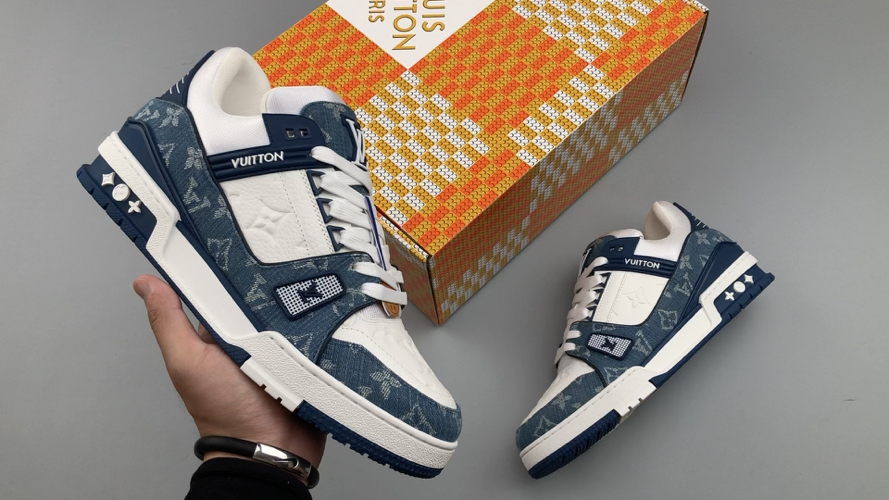Louis Vuitton Trainer 2.0 Sneaker Low Top Casual Athletic Shoes