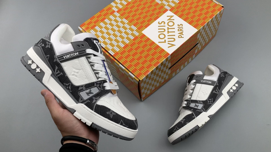 Louis Vuitton Trainer 2.0 Sneaker Low Top Casual Basketball Shoes 14 Louis Vuitton Trainer 2.0 Sneaker Low Top Casual Basketball Shoes