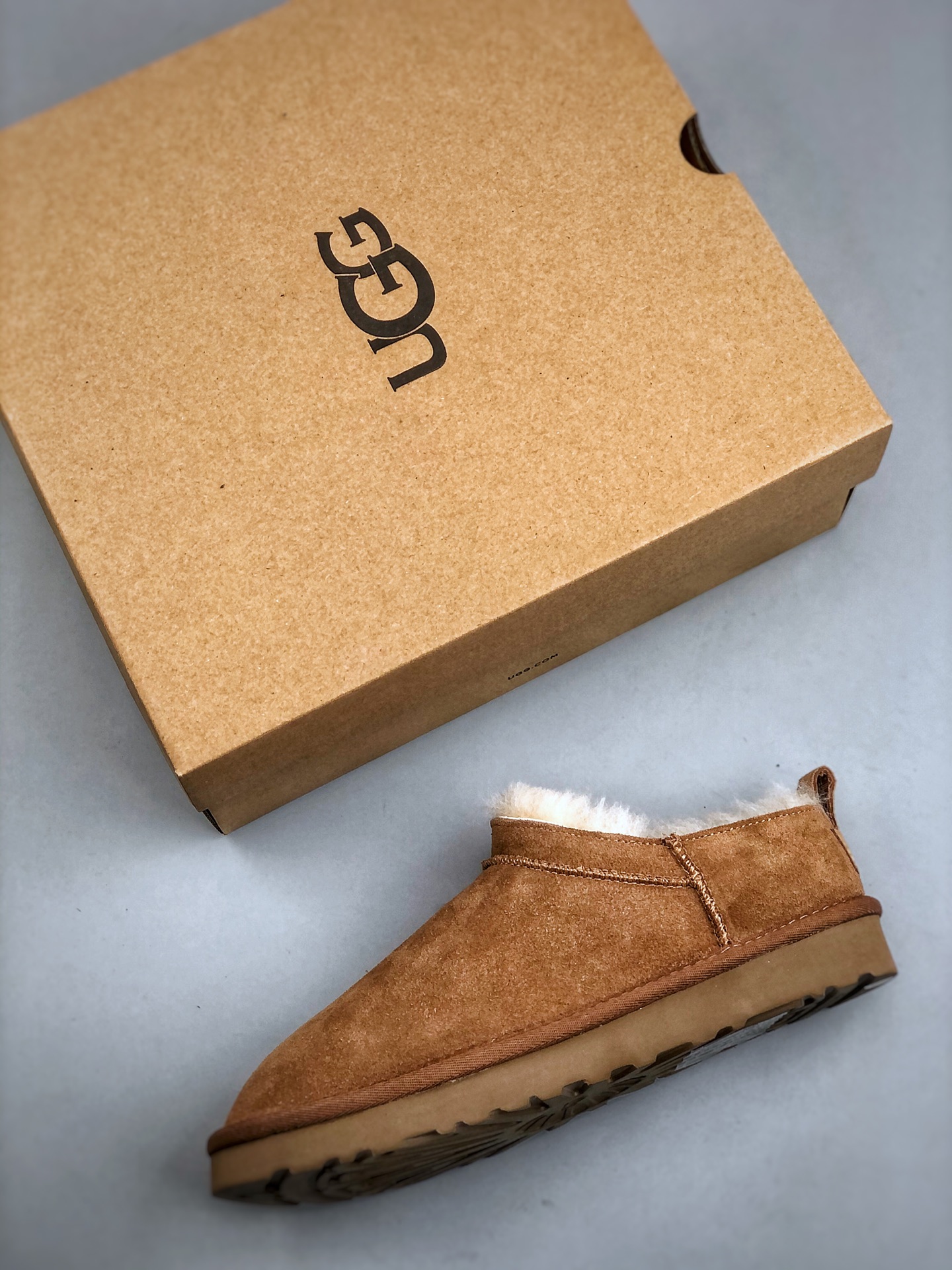 260 ugg市面顶级版本 25新款UGGEleaSlip-On轻薄一脚蹬居家办公室空调房室内易搭配超时髦大长腿福利款