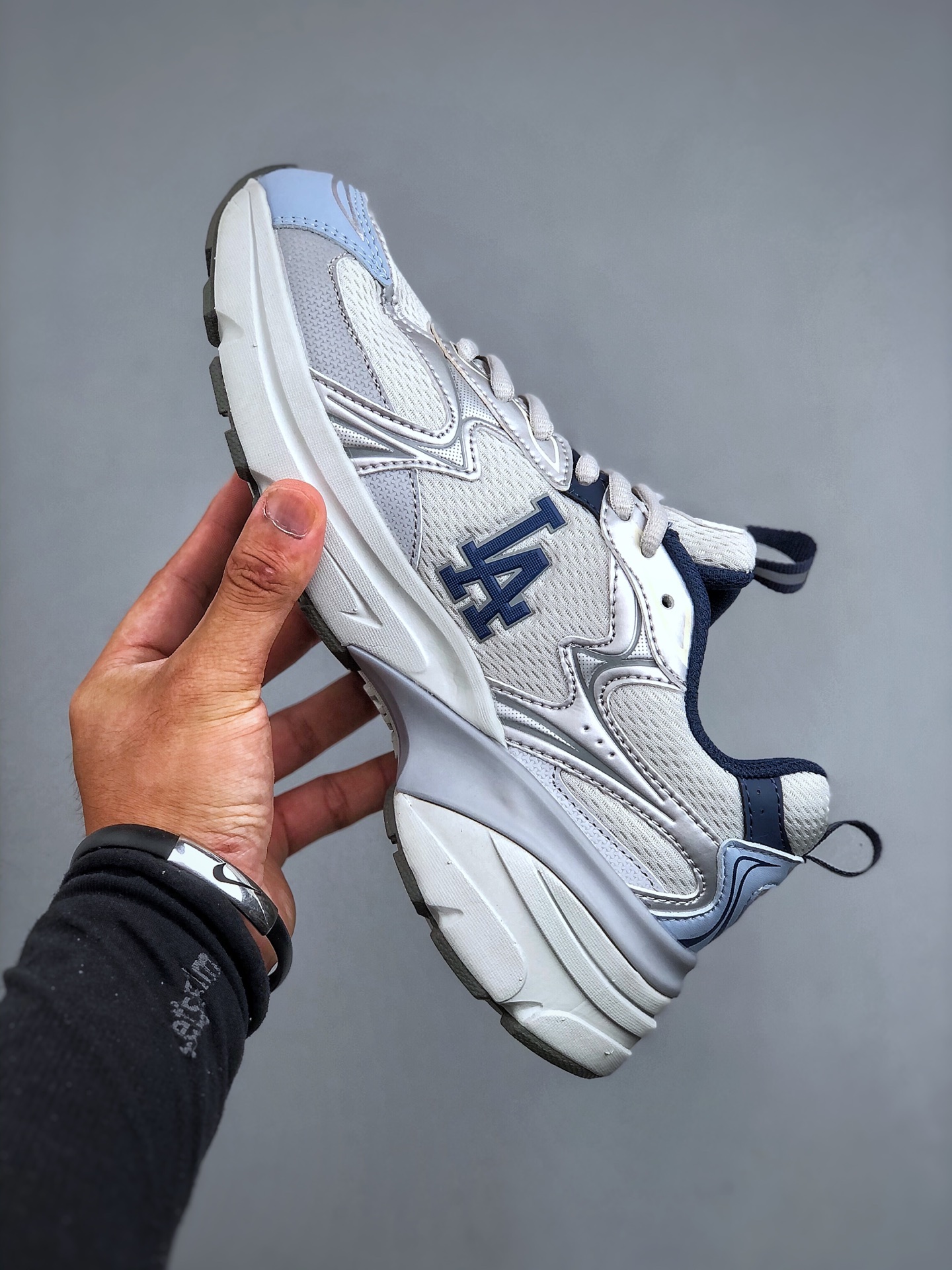 纯原💰290  MLB CURVE RUNNER SPEED NB 百搭舒适休闲潮流运动厚底增高防滑耐磨 低帮 老爹鞋货号: 3ARNC055N(GP1) 尺码：35-45