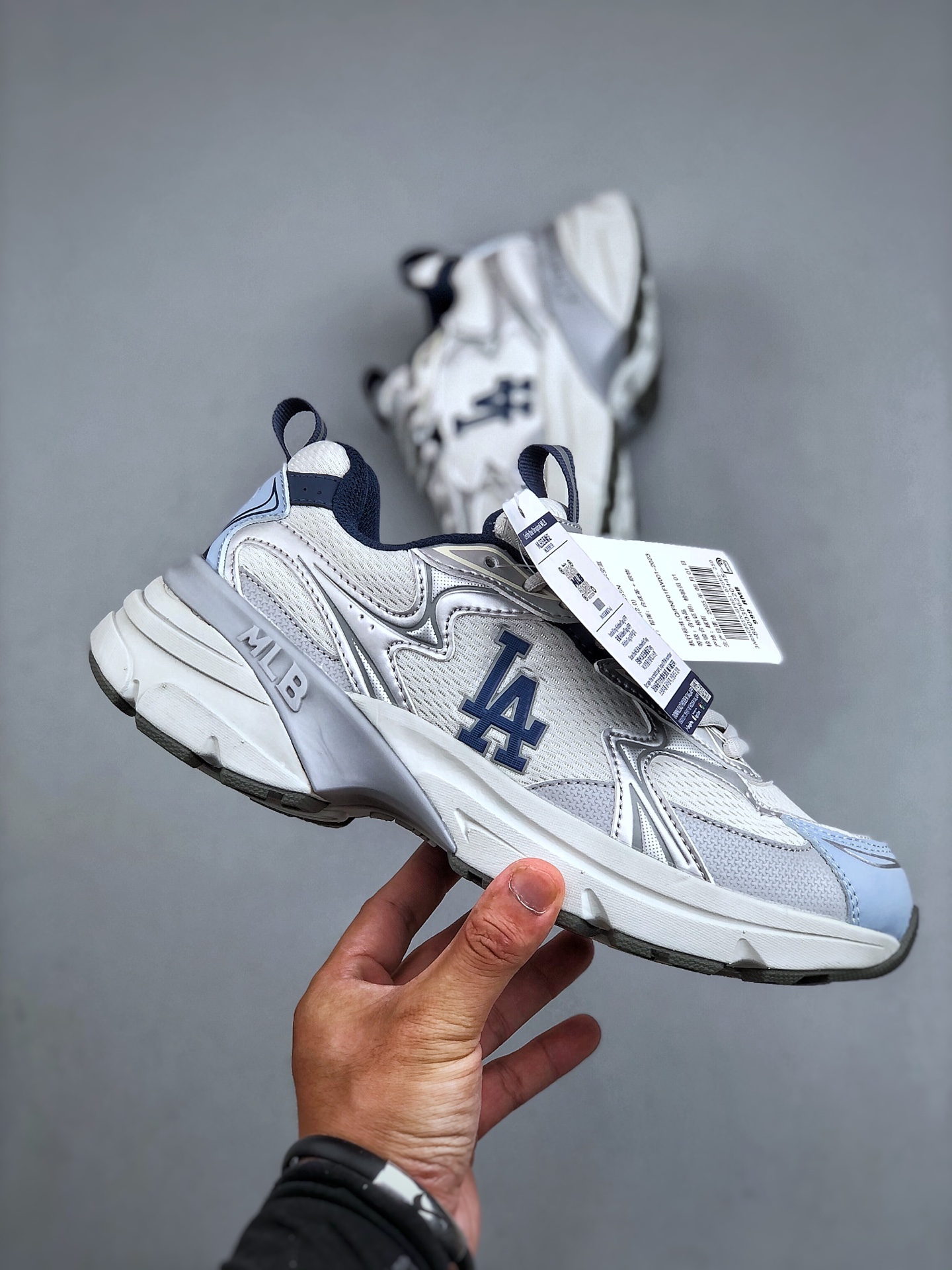 纯原💰290  MLB CURVE RUNNER SPEED NB 百搭舒适休闲潮流运动厚底增高防滑耐磨 低帮 老爹鞋货号: 3ARNC055N(GP1) 尺码：35-45