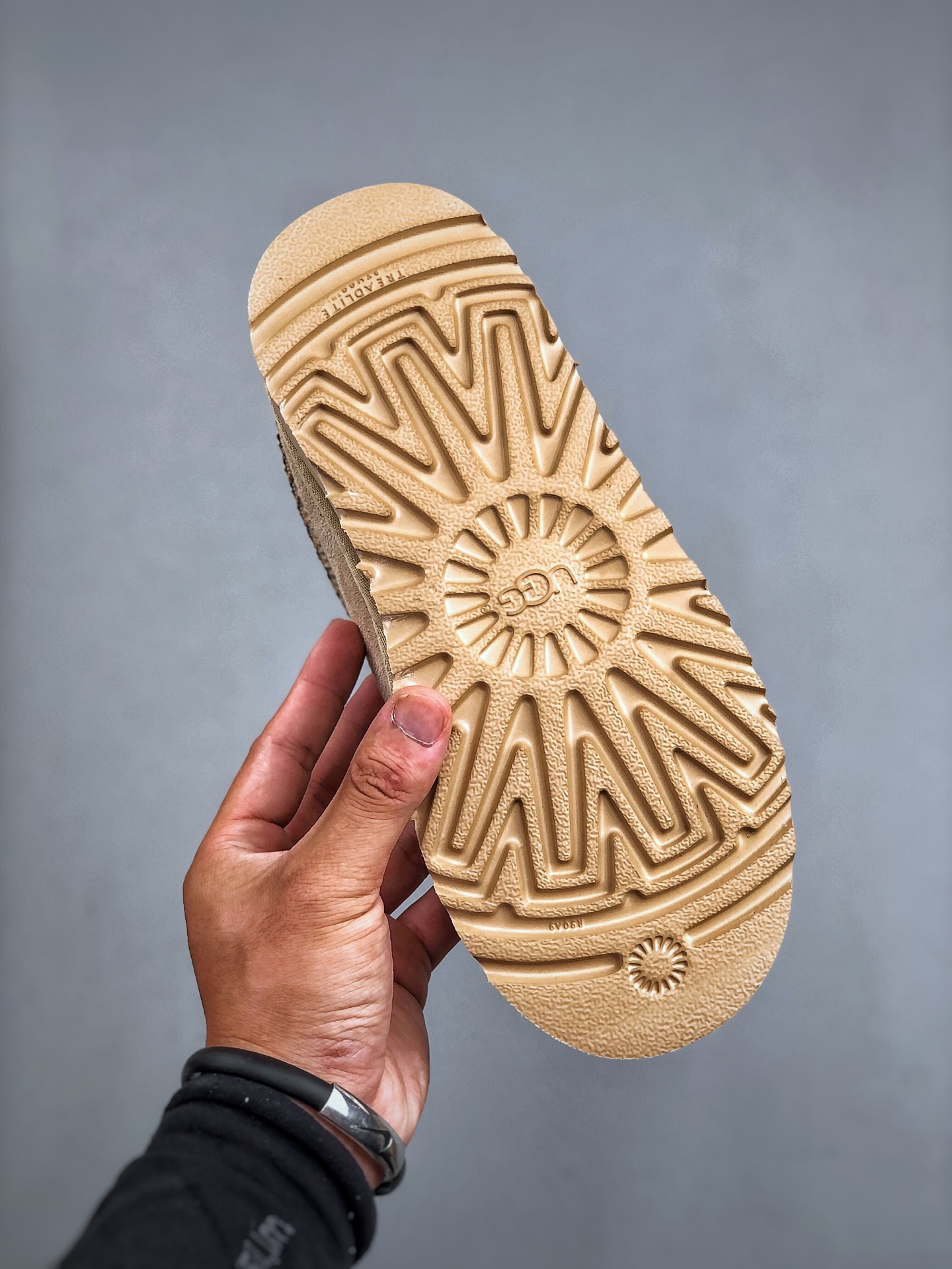 200 新货#UGG 塔茨系列加厚款 穆勒风包头5CM半拖鞋 民族风秋冬雪地靴 羊皮毛一体高品质