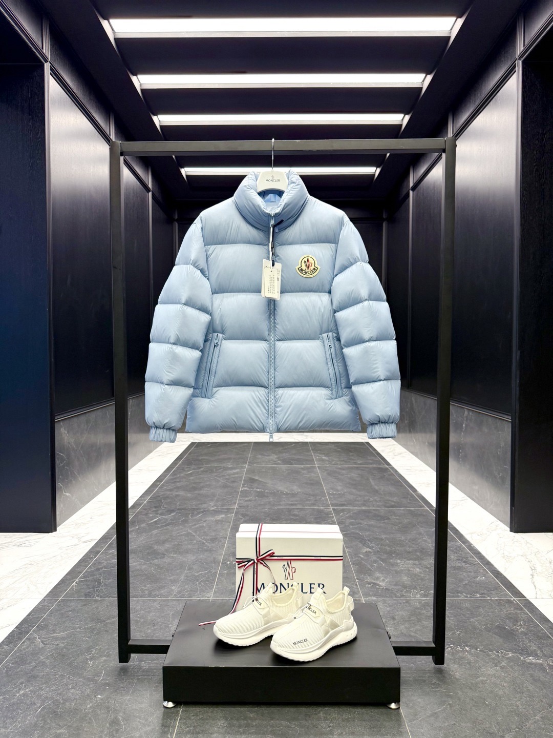 盟可睐 Moncler 高定典藏经典高奢皮具手袋托特包斜挎包女包 #5A65BBA6 2
