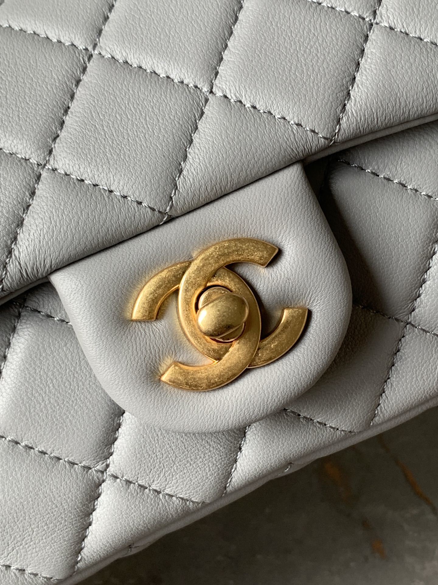 顶级货_法国高端定制品Chane1AS1787#ClassicBag#2020年专柜最新CF金珠系列真的