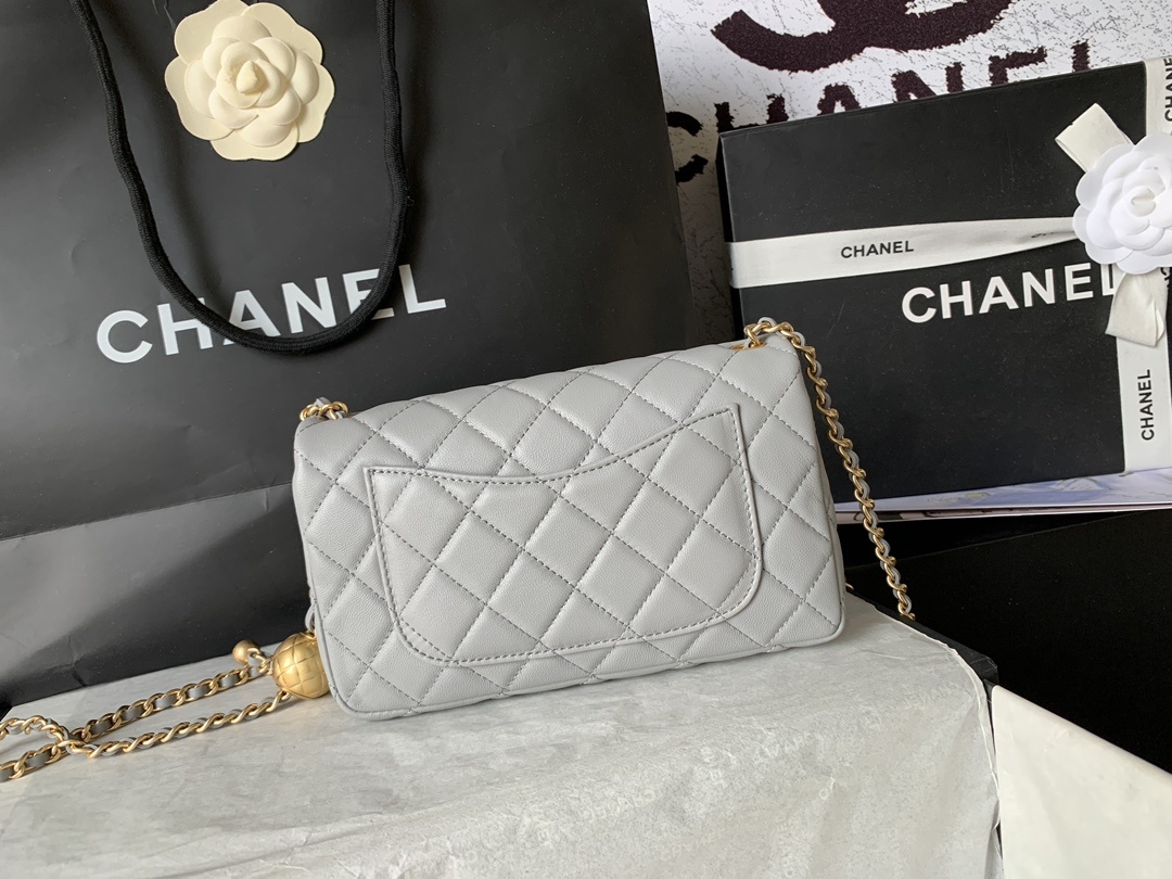 顶级货_法国高端定制品Chane1AS1787#ClassicBag#2020年专柜最新CF金珠系列真的