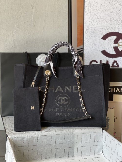 Chanel AS66941 Canvas Tote Bag, New 2022 Color, Beach & Shopping Ready 1 Chanel AS66941 Canvas Tote Bag, New 2022 Color, Beach & Shopping Ready