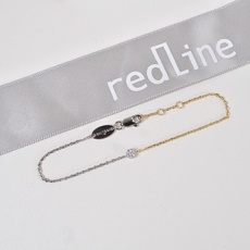 【Redline新款拼色手链】7小钻黄金拼白金手链 【纯银精工版➕厚金电镀】7颗小钻+18k黄金白金色相结合,采用925 【Redline新款拼色手链】7小钻黄金拼白金手链 【纯银精工版➕厚金电镀】7颗小钻+18k黄金白金色相结合,采用925