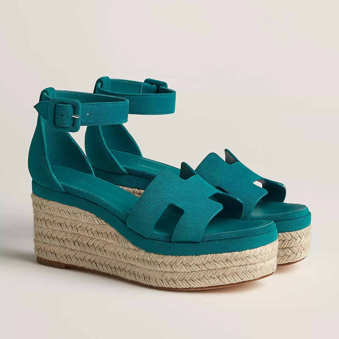 NO:874440,'New color straw water table' official website synchronization, sandals, sandals, espadrilles19860909『新配色草编水台』 官网同步,凉鞋,sandals,espadrilles,Women's Shoes