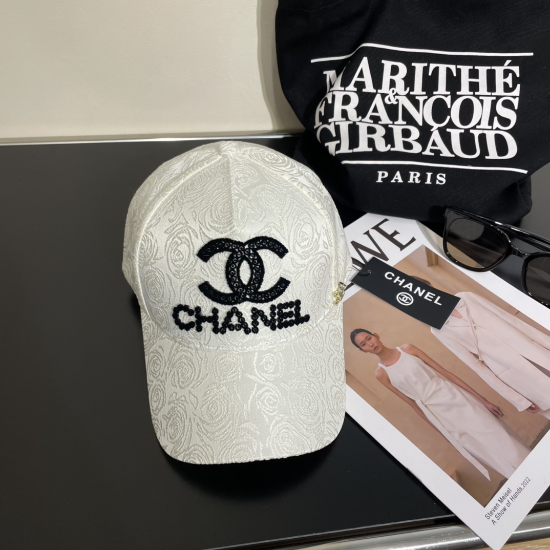 香奈儿CHANEL2024新品棒球帽刺绣logo小香经典简约时尚休闲设计跑量新品