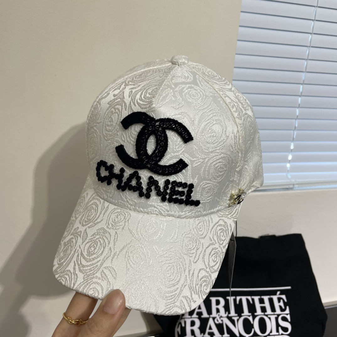 香奈儿CHANEL2024新品棒球帽刺绣logo小香经典简约时尚休闲设计跑量新品