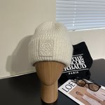Loewe Hats Knitted Hat Unisex Cashmere Knitting Fashion