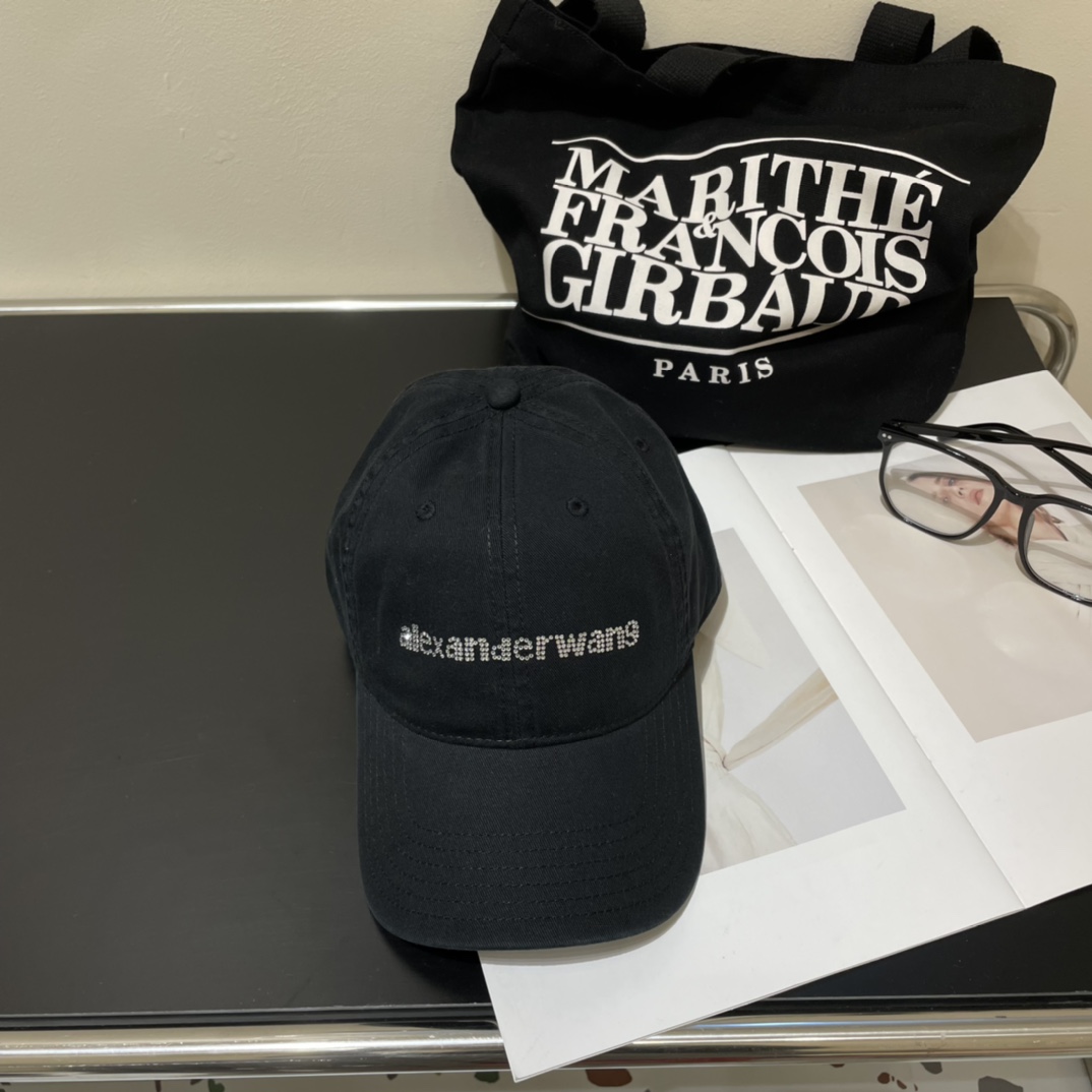 P74 aIexanderwang, new, exclusive, simple and sophisticated fish hat, super soft, letter-stamped Logo, short fashion - 图片 7