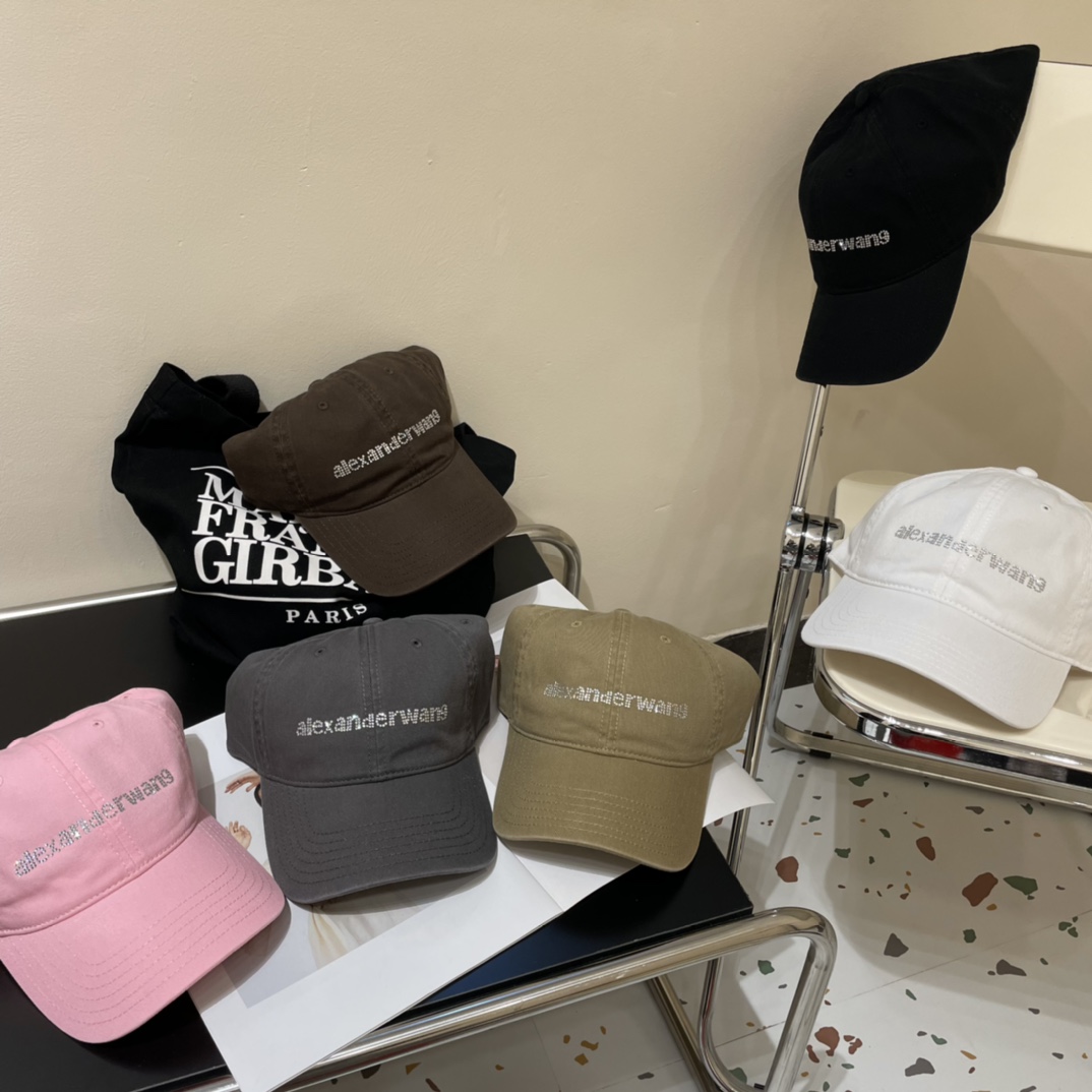 P74 aIexanderwang, new, exclusive, simple and sophisticated fish hat, super soft, letter-stamped Logo, short fashion - 图片 9