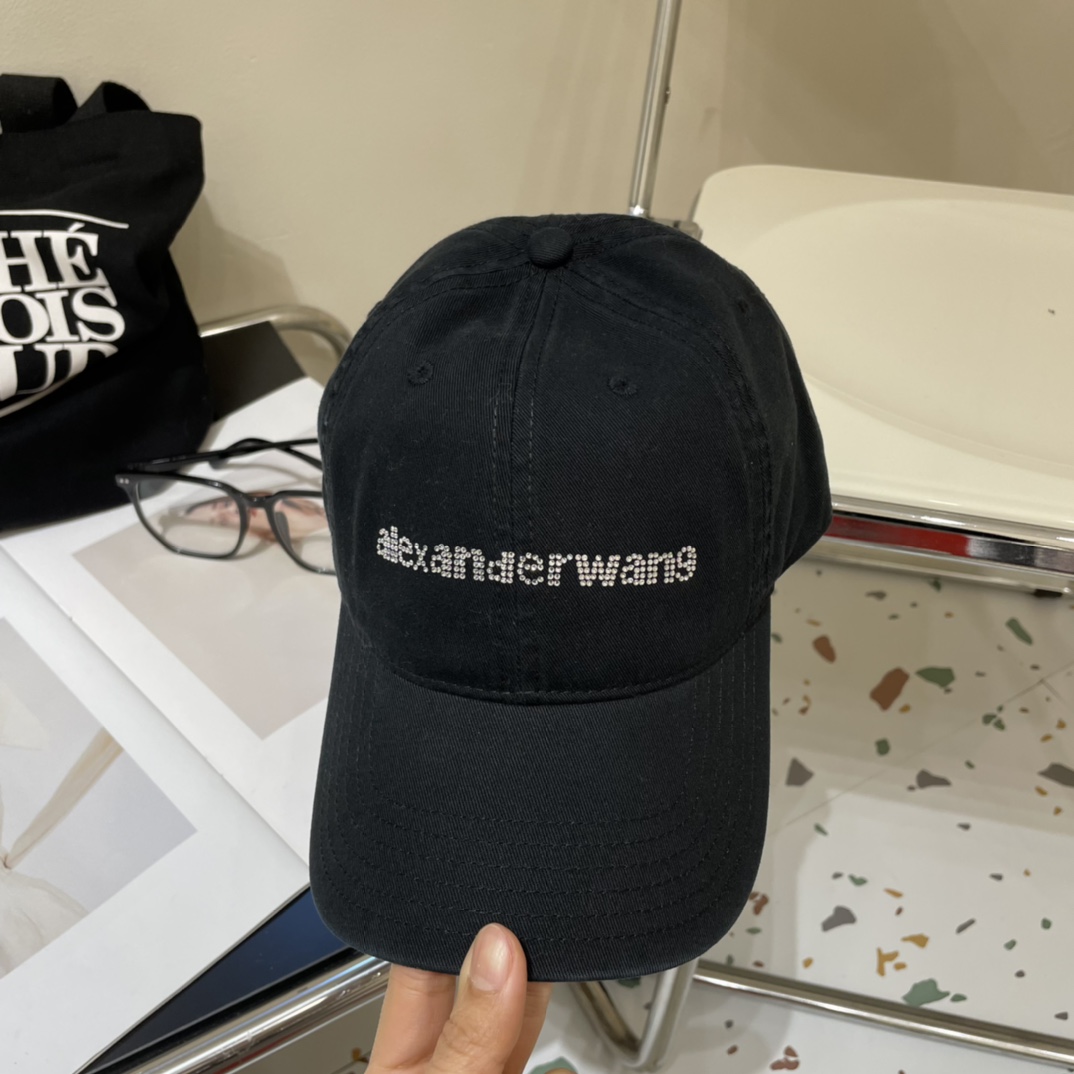 P74 aIexanderwang, new, exclusive, simple and sophisticated fish hat, super soft, letter-stamped Logo, short fashion - 图片 5