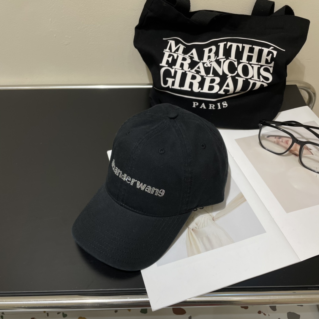P74 aIexanderwang, new, exclusive, simple and sophisticated fish hat, super soft, letter-stamped Logo, short fashion - 图片 6