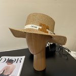 2023 Perfect Replica Designer
 Celine Hats Bucket Hat Straw Hat Straw Woven Beach