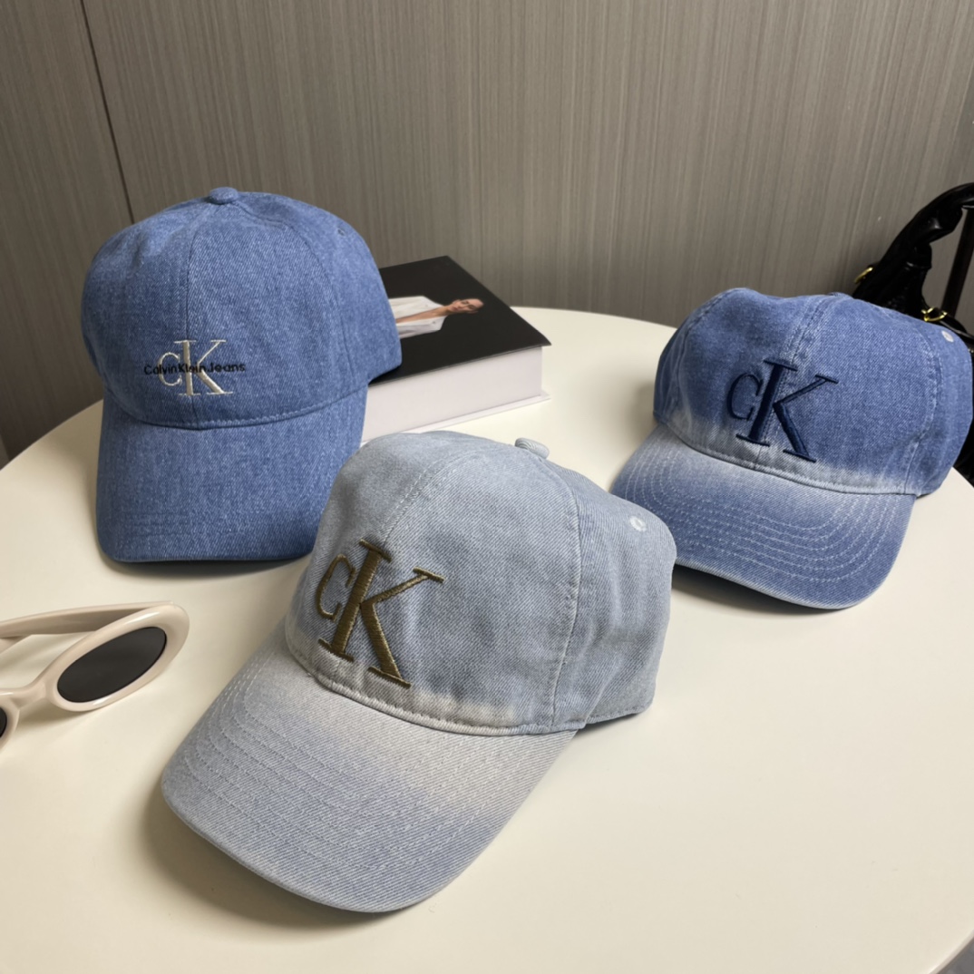 High-Quality ck-Washed Cowboy Baseball Cap with Stereo Embroidery - 图片 9