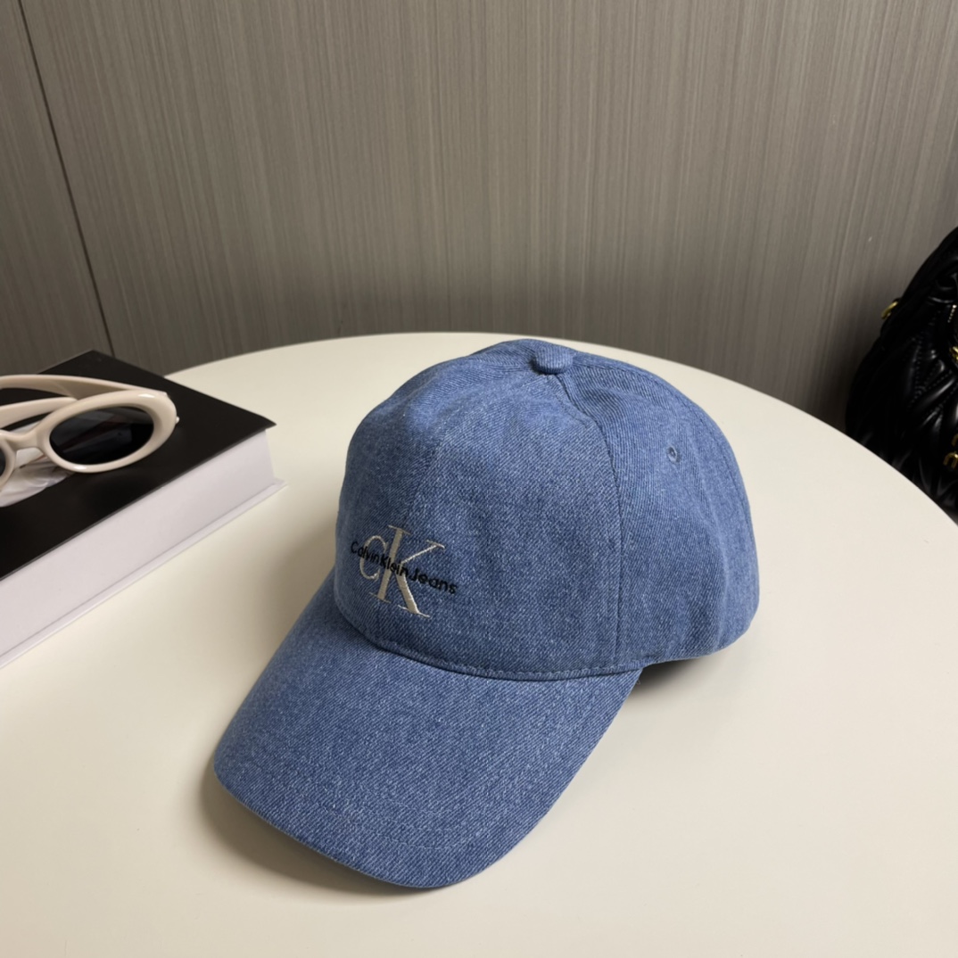 High-Quality ck-Washed Cowboy Baseball Cap with Stereo Embroidery - 图片 6