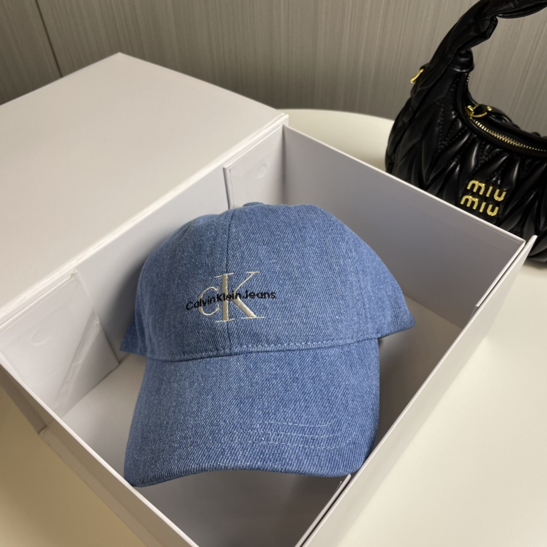 High-Quality ck-Washed Cowboy Baseball Cap with Stereo Embroidery - 图片 8