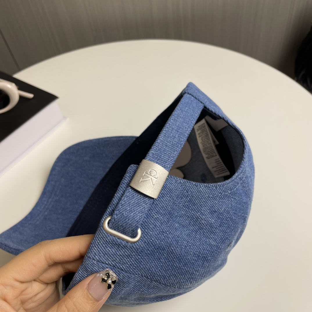 High-Quality ck-Washed Cowboy Baseball Cap with Stereo Embroidery - 图片 4