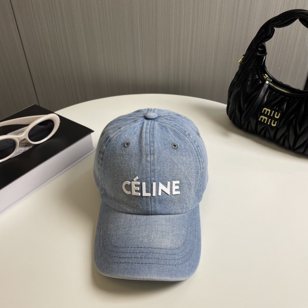 配防尘袋CELINE赛琳新款牛仔棒球帽出街必备超好搭配赶紧入手！