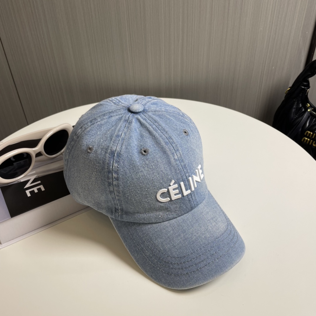 配防尘袋CELINE赛琳新款牛仔棒球帽出街必备超好搭配赶紧入手！