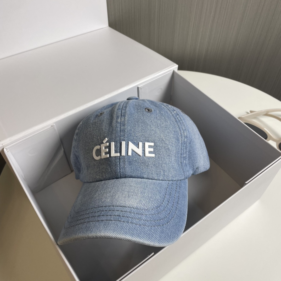 配防尘袋CELINE赛琳新款牛仔棒球帽出街必备超好搭配赶紧入手！