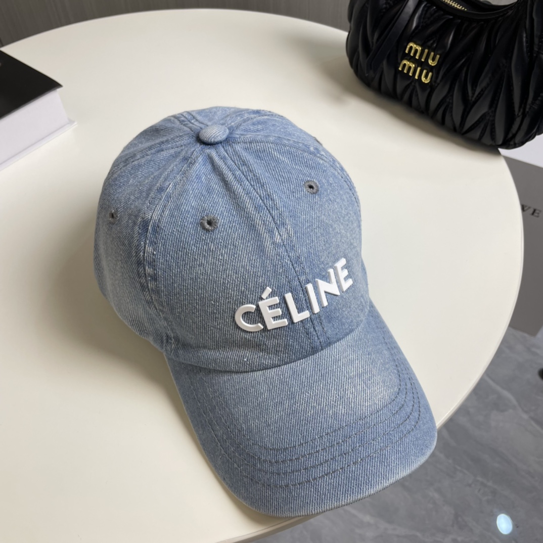 配防尘袋CELINE赛琳新款牛仔棒球帽出街必备超好搭配赶紧入手！