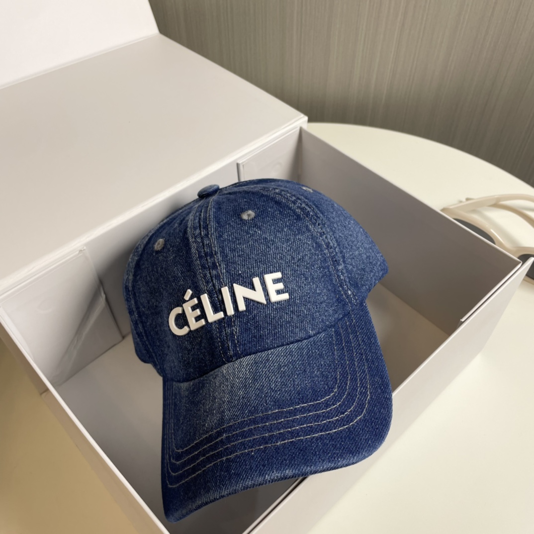 配防尘袋CELINE赛琳新款牛仔棒球帽出街必备超好搭配赶紧入手！