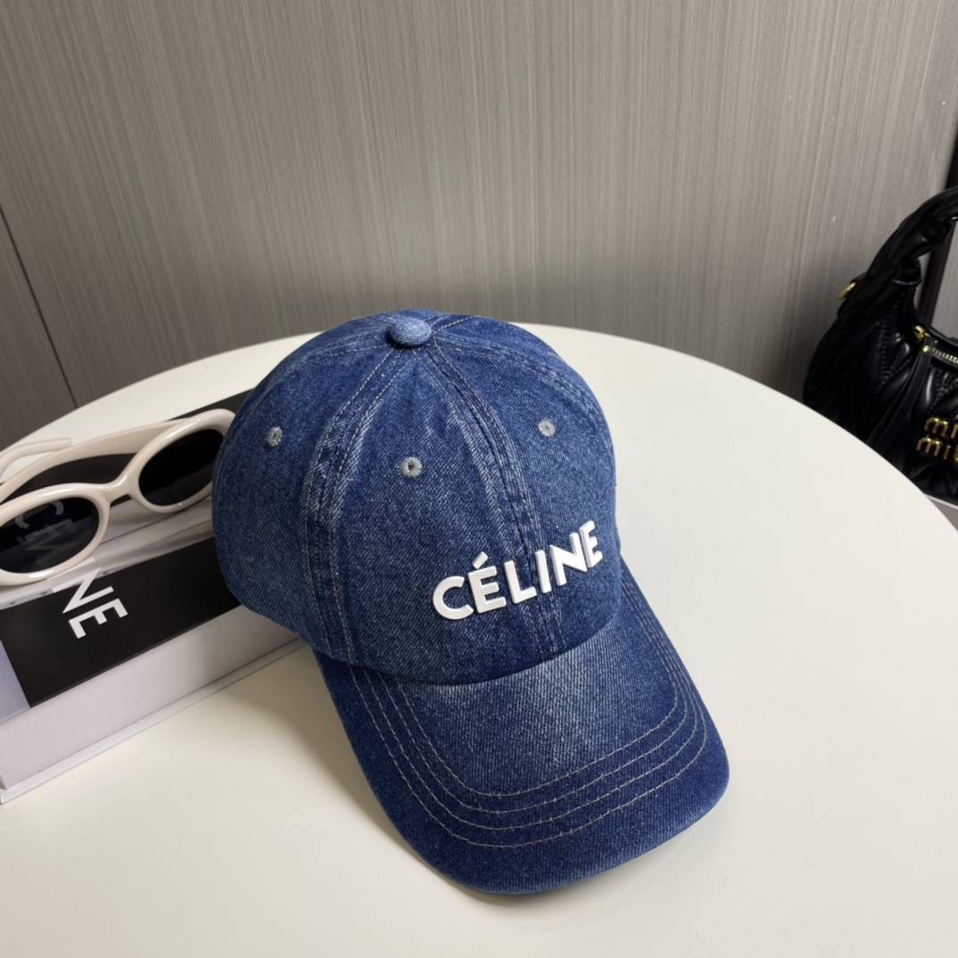 配防尘袋CELINE赛琳新款牛仔棒球帽出街必备超好搭配赶紧入手！