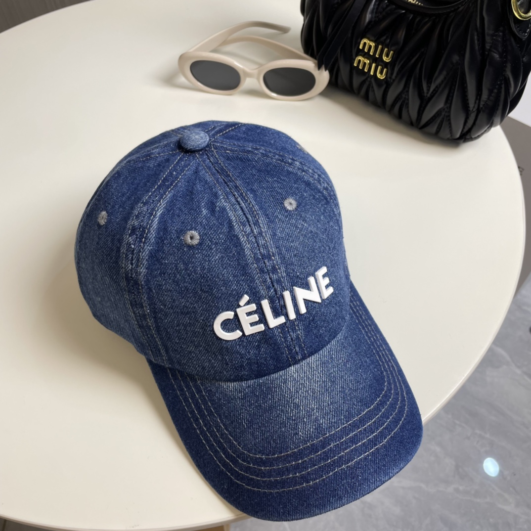 配防尘袋CELINE赛琳新款牛仔棒球帽出街必备超好搭配赶紧入手！