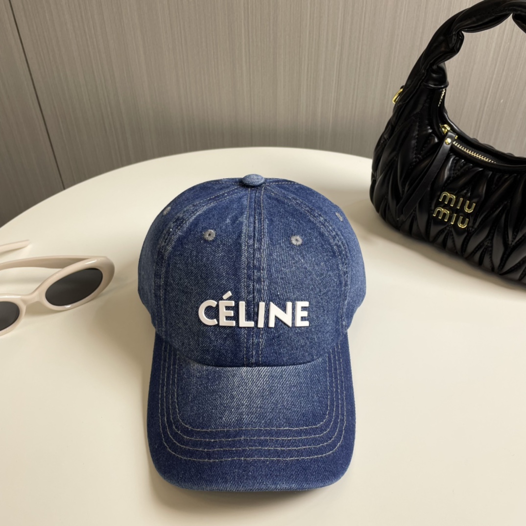 配防尘袋CELINE赛琳新款牛仔棒球帽出街必备超好搭配赶紧入手！