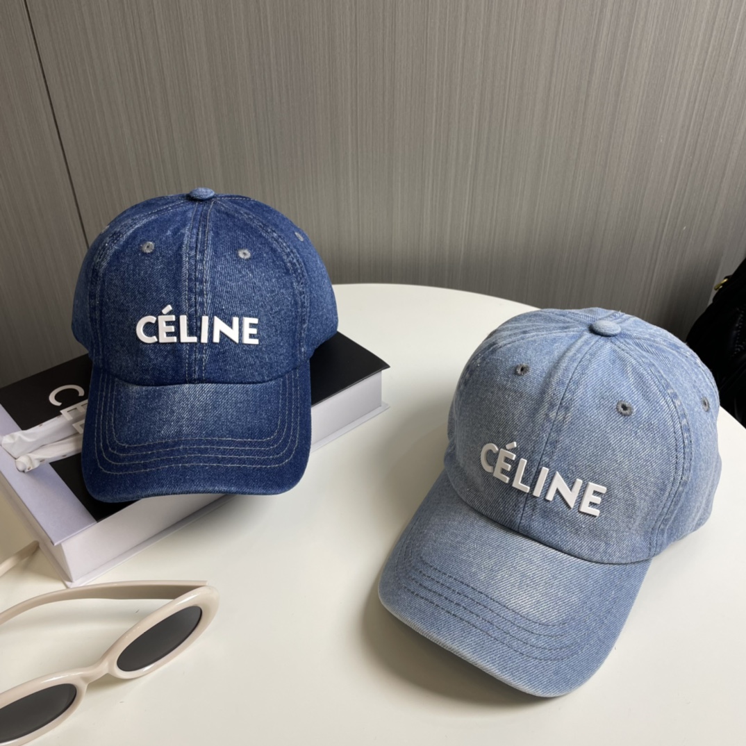 配防尘袋CELINE赛琳新款牛仔棒球帽出街必备超好搭配赶紧入手！