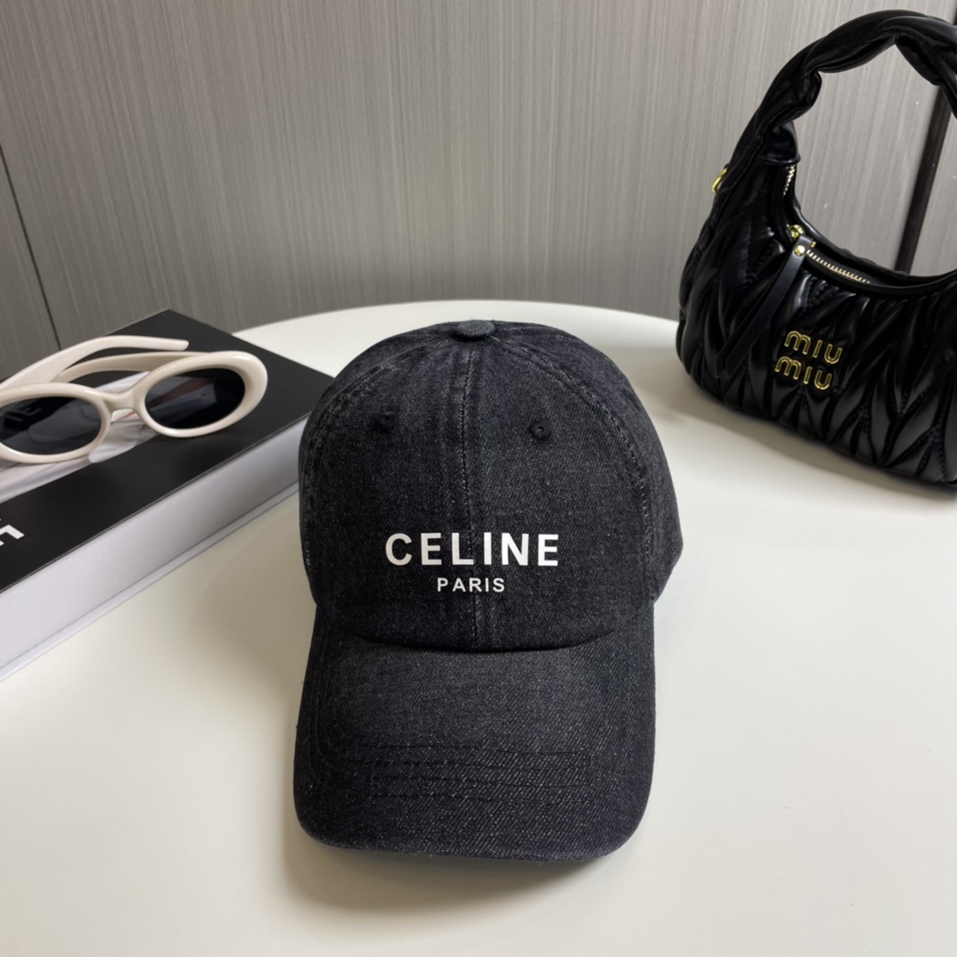 配防尘袋CELINE赛琳新款牛仔棒球帽出街必备超好搭配赶紧入手！