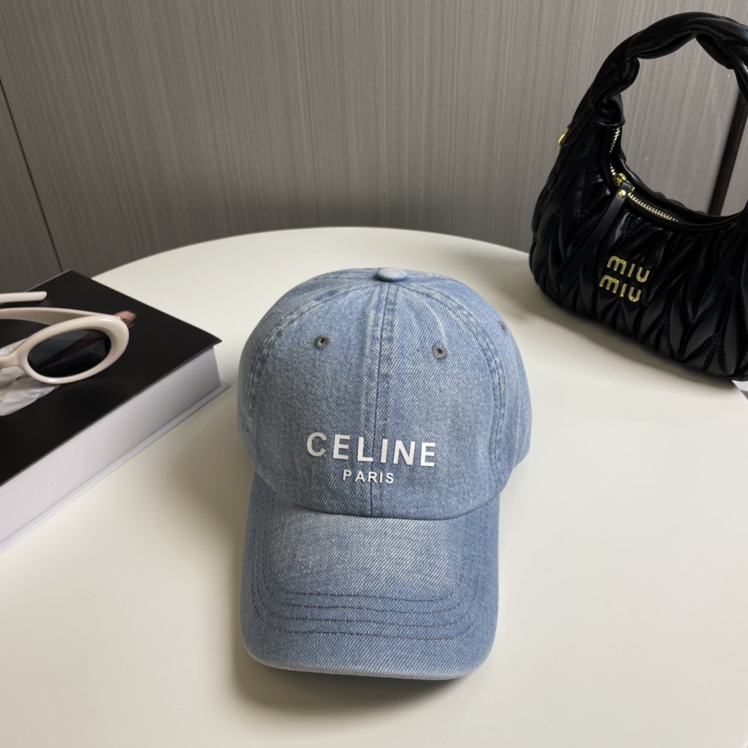 配防尘袋CELINE赛琳新款牛仔棒球帽出街必备超好搭配赶紧入手！