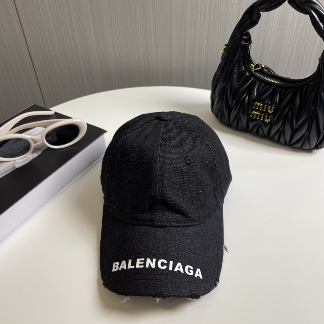 Balenciaga Chapéus Boné de Beisebol Melhor réplica
 Denim Casual