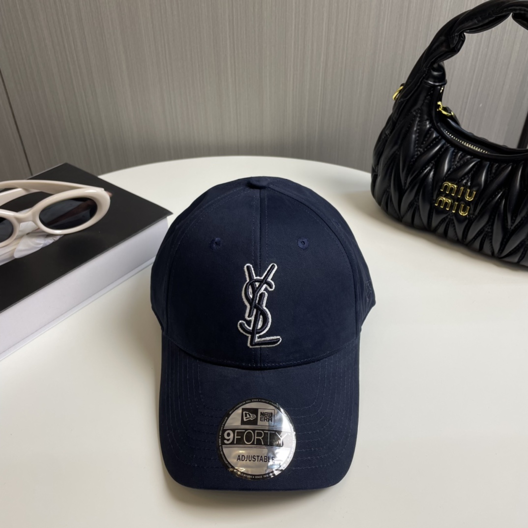 Yves Saint Laurent Sombreros Gorras Bordado Universal para hombres y mujeres Casual