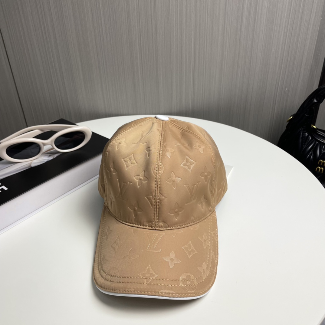 LV路易威登新款原单棒球帽1:1开模订制原版印花绸缎面料做工细致完美质量超赞基础头围56贴片可调节