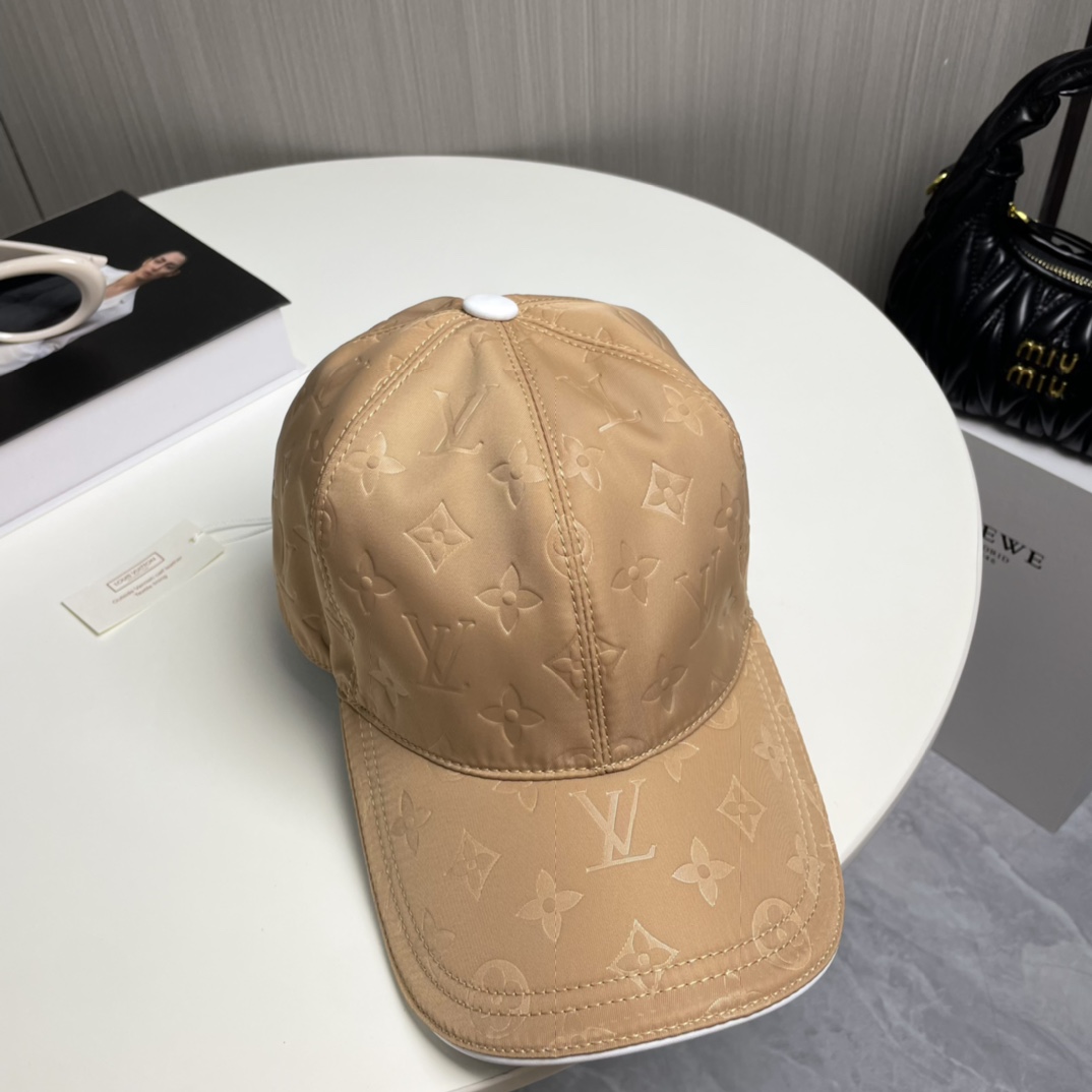 LV路易威登新款原单棒球帽1:1开模订制原版印花绸缎面料做工细致完美质量超赞基础头围56贴片可调节