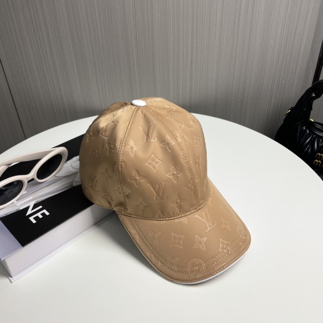 LV路易威登新款原单棒球帽1:1开模订制原版印花绸缎面料做工细致完美质量超赞基础头围56贴片可调节