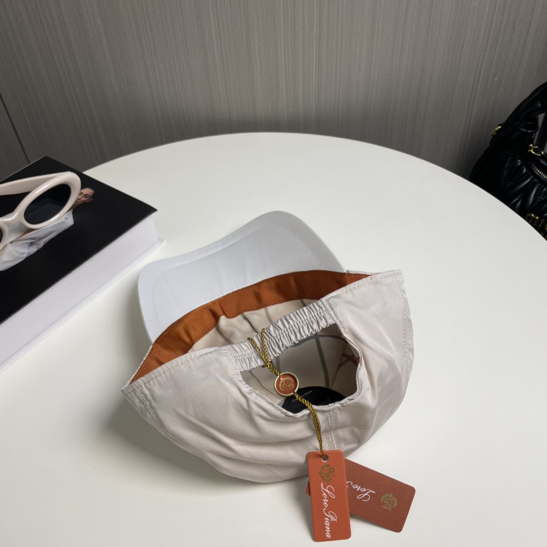  Loro Piana(诺悠翩雅) 专柜羊毛材质  新款高版本棒球帽，大牌同步，超好搭配，出货！